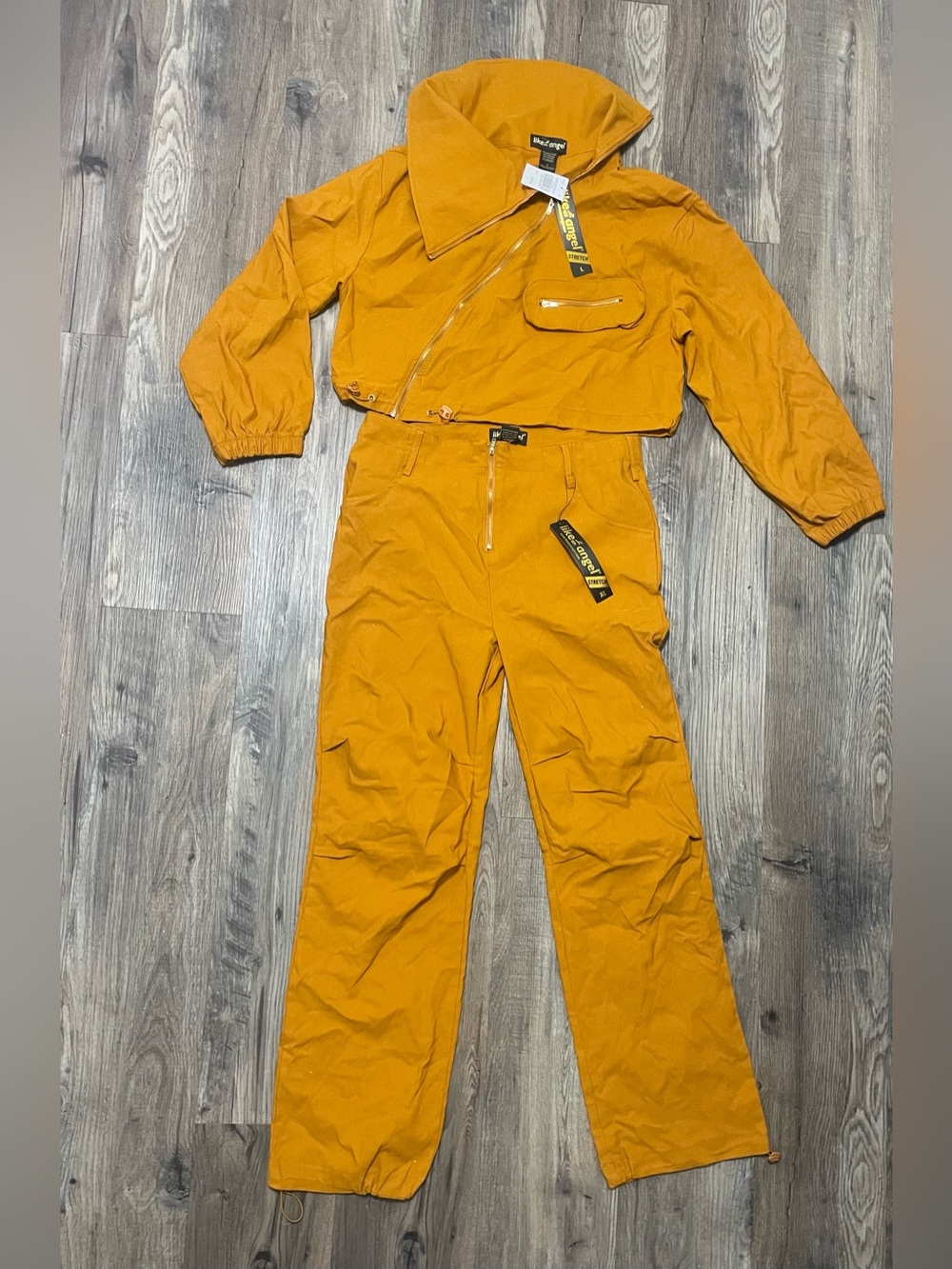 like an angel Mustard Yellow Wide-Leg Jumpsuit
